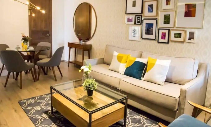 San Miguel Chapultepec Apartment | Zamorana I Modern 1-BR with Cozy Deck in Condesa