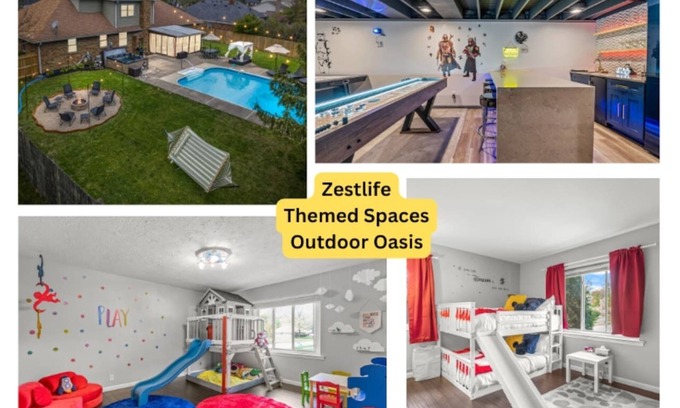 Eagle Nest Villa | Zestlife-HeatedPool-LuxeEscp-ThemedRooms-GameRoom