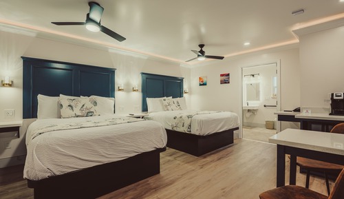 Comfort Accessible Two Queen Room - No Pets, Non-Smoking, Downstairs