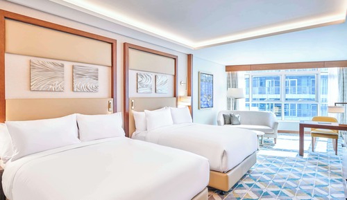 Two Queen Beds Executive Room Partial Nile