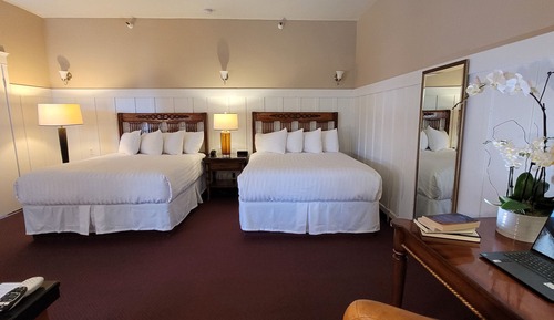Family Quadruple Room, 2 Queen Beds, Patio, Ground Floor