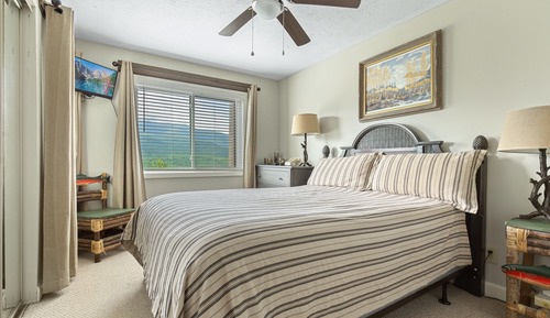 Condo, 1 Queen Bed with Sofa bed, Balcony, Mountain View (#C102 - No Pets Allowed)