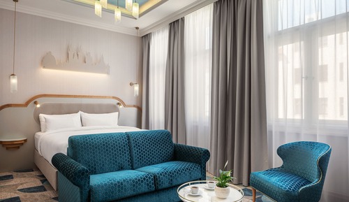 Deluxe Double Room, 1 Queen Bed with Sofa bed, Balcony