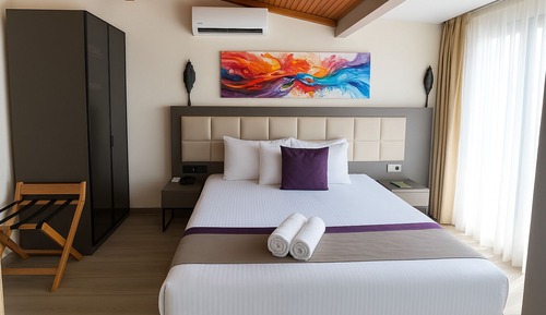 Elite Double Room, Private Bathroom, Sea View