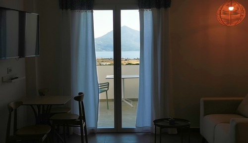 Family Apartment, 1 Queen Bed with Sofa bed, Balcony, Sea View (Room 1)