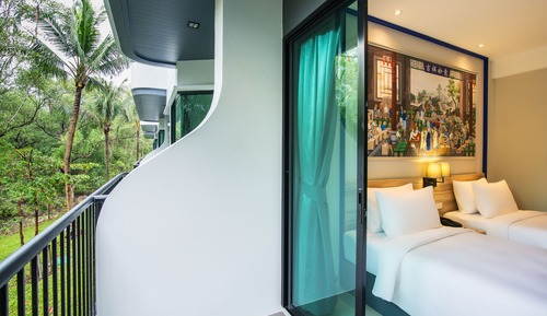 Family Studio Suite, 2 Bedrooms, 2 Bathrooms, Garden View