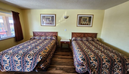 Basic Room, 2 Queen Beds, Smoking, Refrigerator & Microwave