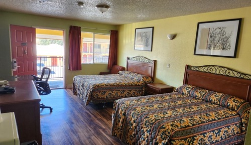 Basic Room, 2 Queen Beds, Non Smoking, Refrigerator & Microwave