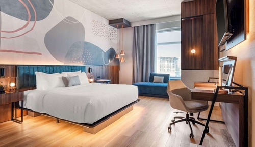 1 King Bed, Accessible Bathtub