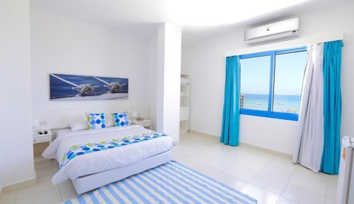Double or Twin Room, 1 Bedroom, Sea View