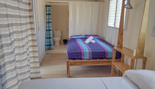 Economy Room, 2 Double Beds, Ensuite, Beachside
