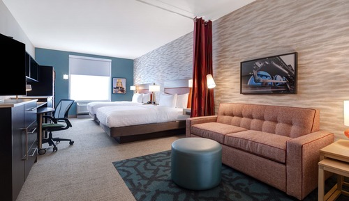 Studio, 2 Queen Beds, Accessible (Mobility, Roll-In Shower)