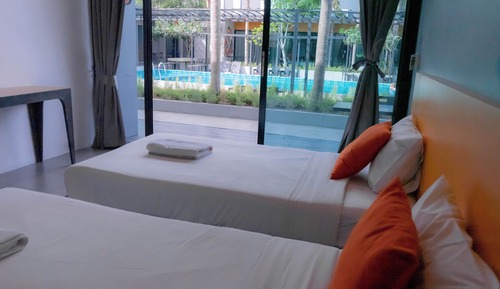 Standard Room, 2 Twin Beds, Courtyard View