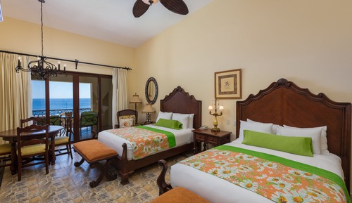 Signature Studio, 2 Queen Beds, Balcony, Beach View