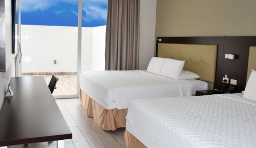Standard Room, 2 Double Beds, Balcony