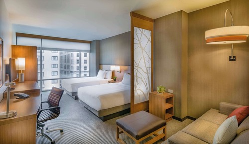 Room (2 Queen Beds & 1 Sofabed, High Floor)