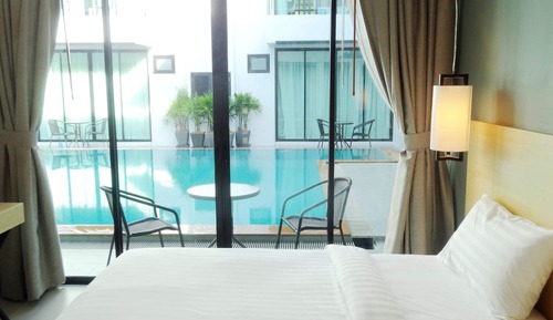Twin Room, Pool Access