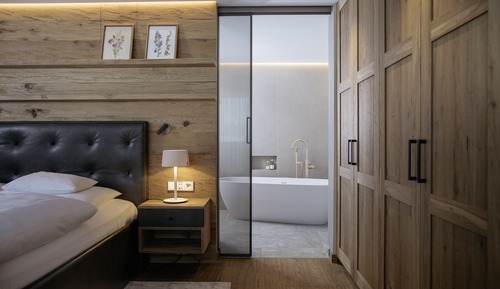 Suite, Mountain View (Omeshorn - Balkon und Sauna)