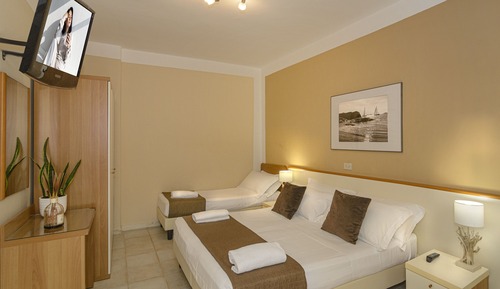 Basic Triple Room, Courtyard View