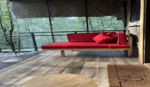 Glamper With Balcony and Hammock