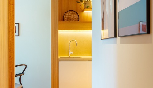 Luxury Studio, Kitchenette, City View