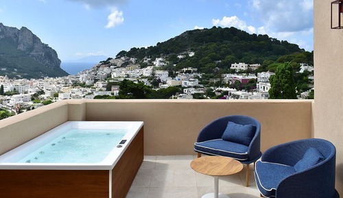 Deluxe Double Room, Terrace, Sea View