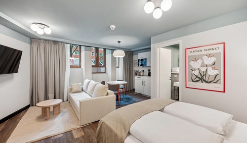 Room with sofa bed (Basement)