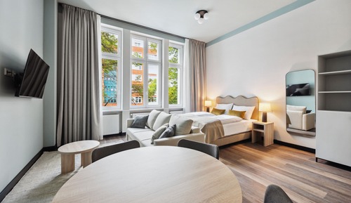 Comfort suite with sofa bed