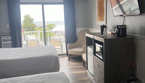 Premier Double Room, 2 Double Beds, Balcony, Harbor View