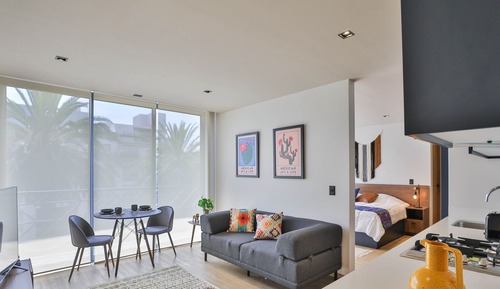 One Bedroom Apartment With Kitchenette & Balcony