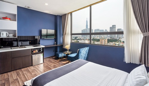 Panoramic Studio, 1 Queen Bed