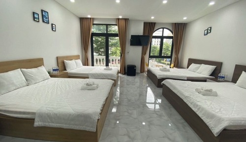 Basic Quadruple Room, Multiple Beds, City View