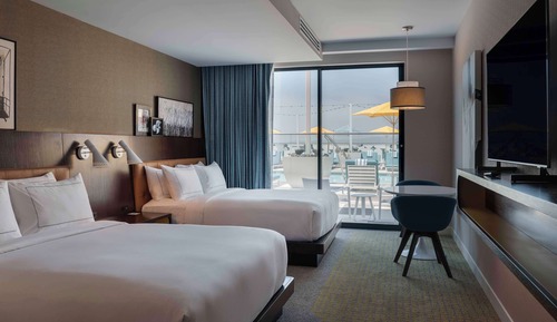 Room, 2 Queen Beds, Patio (Pool Deck)
