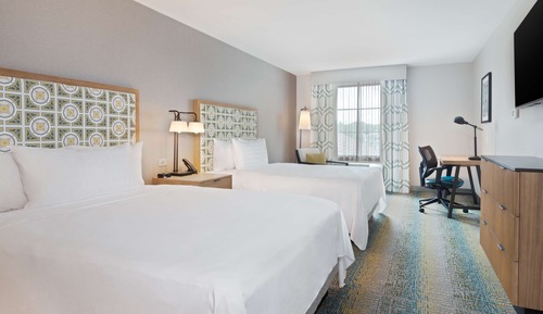 Studio, 2 Queen Beds, Accessible (Hearing)