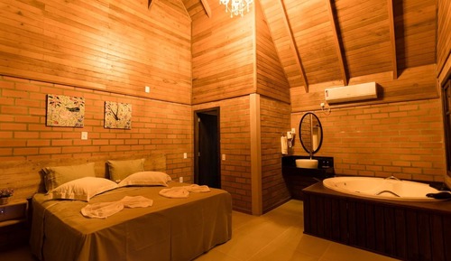 Luxury Cabin, 1 Bedroom, Garden View
