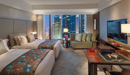 Deluxe Room, 2 Twin Beds, River View