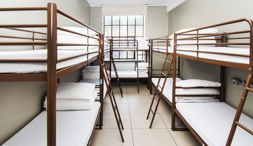  1 bed in shared, mixed room of 10 - private bathroom