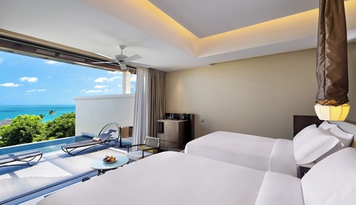 Suite, 2 Queen Beds, Partial Ocean View (Ocean Suite)