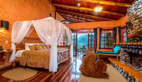 Deluxe Room, Fireplace, Mountain View