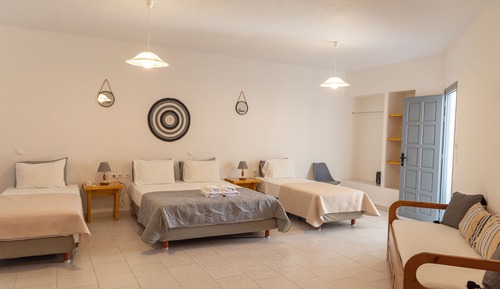 Comfort Quadruple Room, Terrace, Pool View