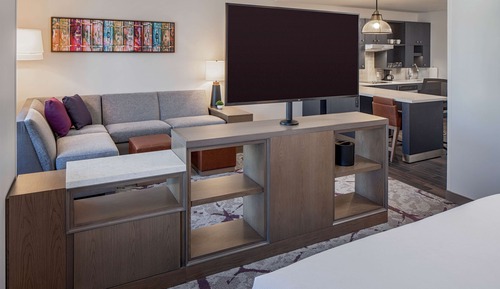 Studio Suite, 1 King Bed with Sofa bed, Accessible, Kitchen (with Shower)