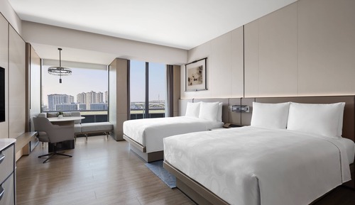 Room, 2 Double Beds, Lake View