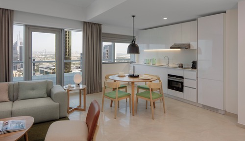 Suite, 2 Bedrooms, Kitchen (2 King Beds, Burj Khalifa View)