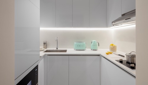 Studio Suite, 1 King Bed, Kitchen (Burj Khalifa View)