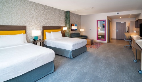 Studio, 2 Queen Beds, Accessible, Bathtub (Mobility & Hearing)