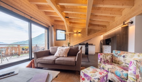 Deluxe Apartment, Private Bathroom, Mountain View (Pointe de Nantaux)