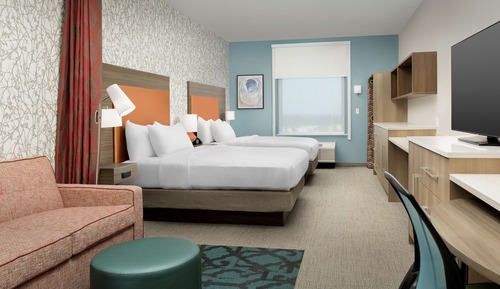 Studio, 2 Queen Beds, Accessible (Hearing)