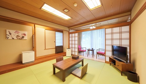 [Japanese-style 10 tatami mats + wide veranda] 33 square meters, Non Smoking