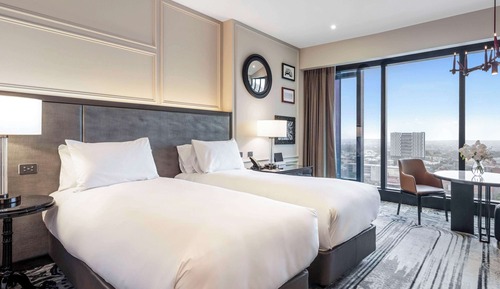 Deluxe Double Room, 2 Double Beds, City View
