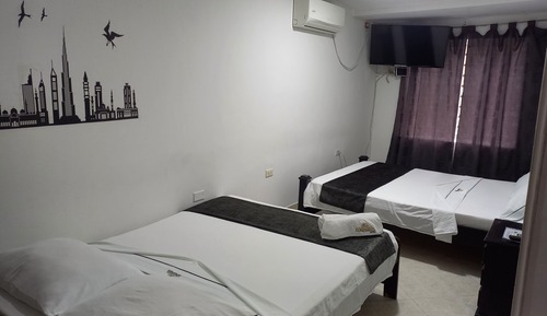 Family Quadruple Room, 2 Double Beds, Non Smoking, City View